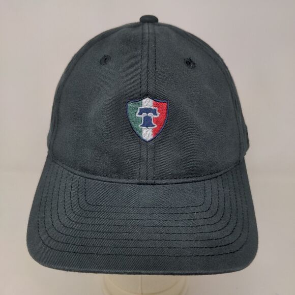 Yupoong FlexFit Men's Fitted Hat Black Size L-XL Embroidered Bell Logo - Picture 2 of 7